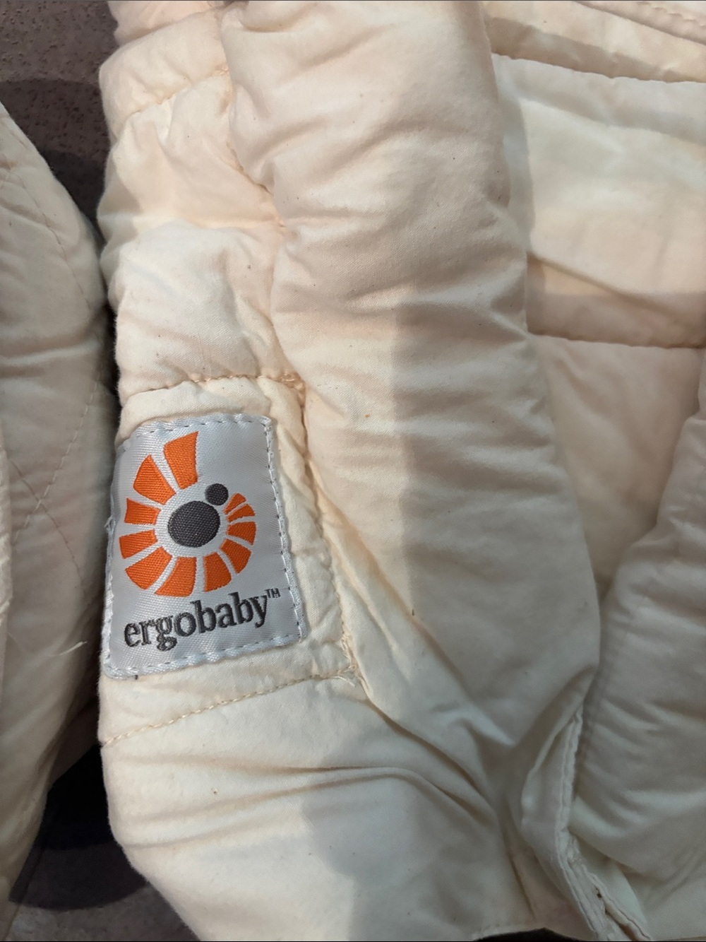 Ergobaby Cream Quilted Infant Insert - Picture 3 of 4